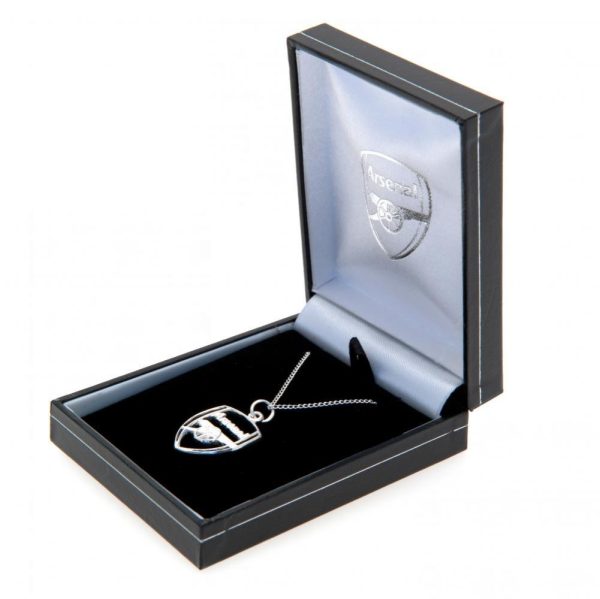 Arsenal FC Sterling Silver Pendant & Chain CR - Image 6
