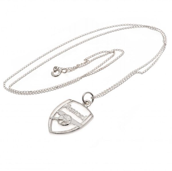 Arsenal FC Sterling Silver Pendant & Chain CR - Image 8