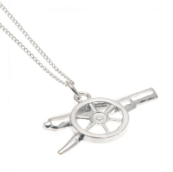 Arsenal FC Sterling Silver Pendant & Chain GN - Image 4