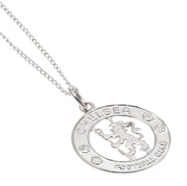 Chelsea FC Sterling Silver Pendant & Chain CR - Image 4
