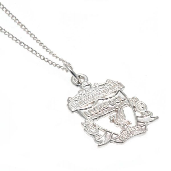 Liverpool FC Sterling Silver Pendant & Chain CR Large - Image 4