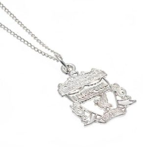 Liverpool FC Sterling Silver Pendant & Chain CR Large