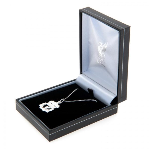 Liverpool FC Sterling Silver Pendant & Chain CR Large - Image 6