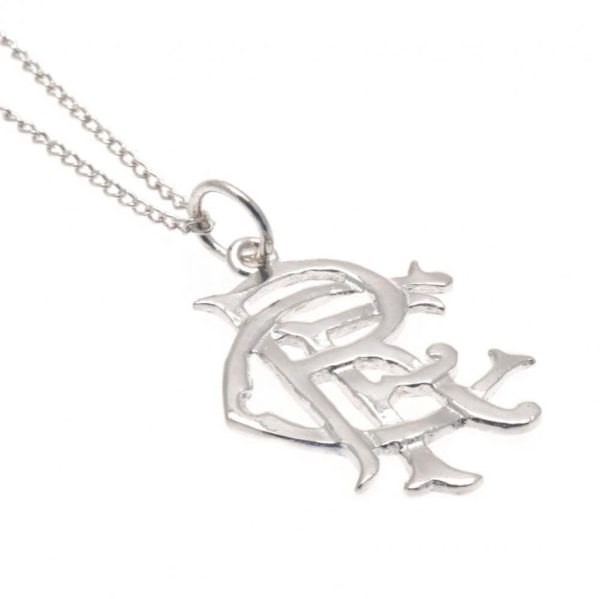 Rangers FC Sterling Silver Pendant & Chain Large - Image 4