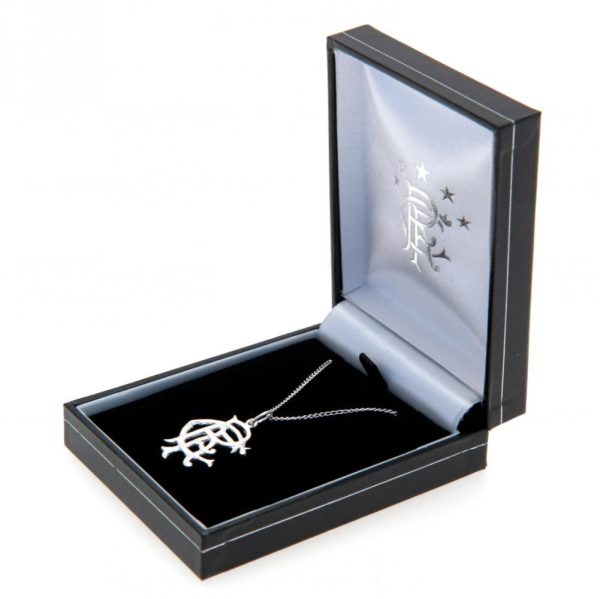 Rangers FC Sterling Silver Pendant & Chain Large - Image 6