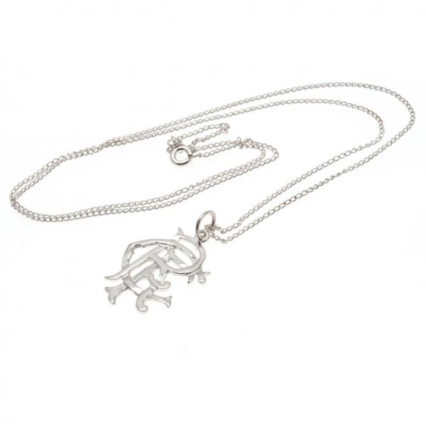 Rangers FC Sterling Silver Pendant & Chain Large - Image 8
