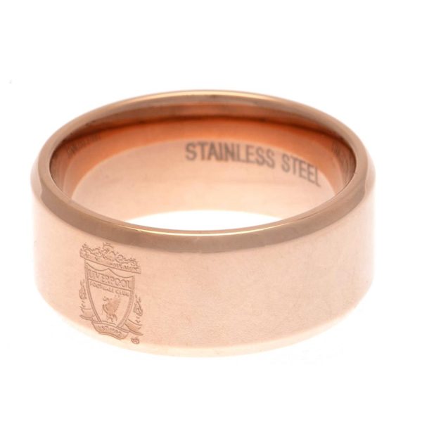 Liverpool FC Rose Gold Plated Ring Medium - Image 6