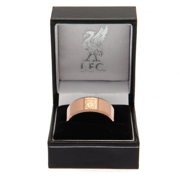 Liverpool FC Rose Gold Plated Ring Large - Image 8