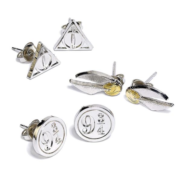 Harry Potter Silver Plated Earring Set - Image 4