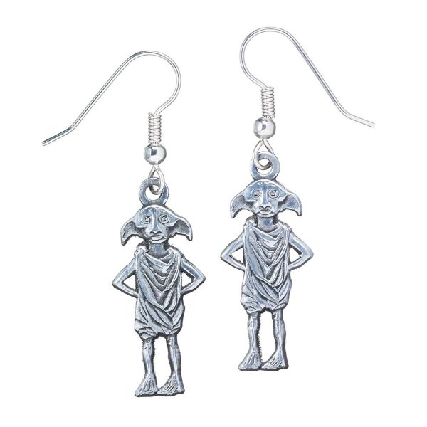 Harry Potter Silver Plated Dobby House Elf Hook Earrings - Image 4
