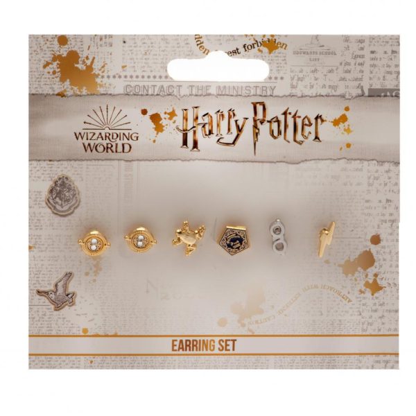 Harry Potter Gold Plated Earring Set - Image 8