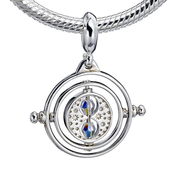 Harry Potter Sterling Silver Crystal Charm Time Turner - Image 4