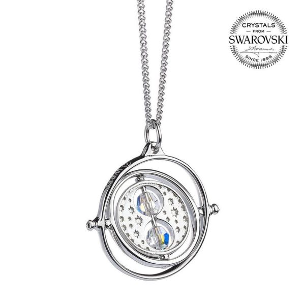 Harry Potter Sterling Silver Crystal Necklace Time Turner - Image 8