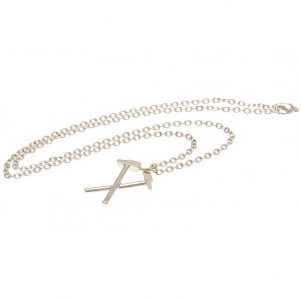 West Ham United FC Silver Plated Pendant & Chain HM - Image 4
