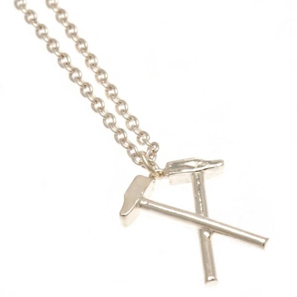 West Ham United FC Silver Plated Pendant & Chain HM - Image 6