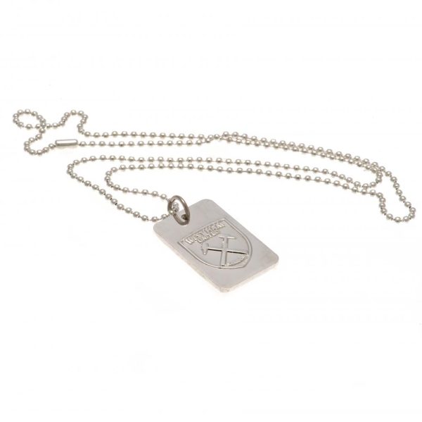 West Ham United FC Silver Plated Dog Tag & Chain - Image 6