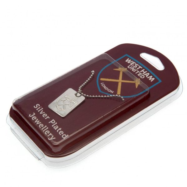 West Ham United FC Silver Plated Dog Tag & Chain - Image 8