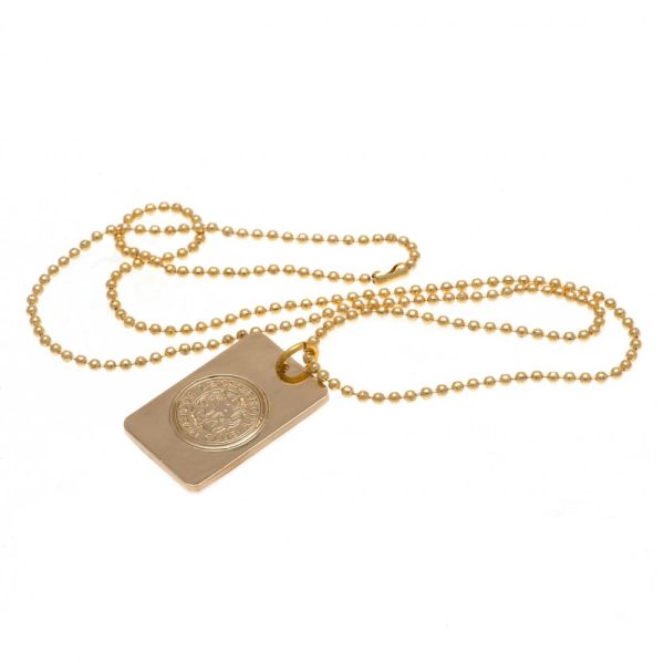 Leicester City FC Gold Plated Dog Tag & Chain - Image 4