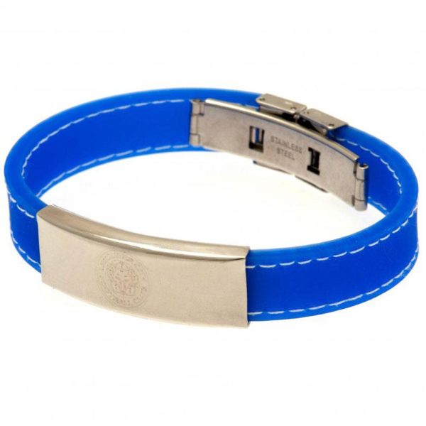 Leicester City FC Stitched Silicone Bracelet BL - Image 4