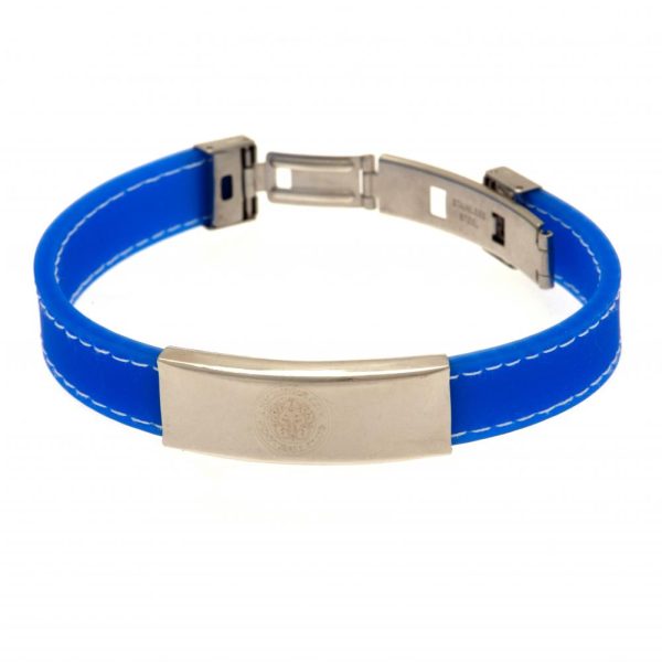 Leicester City FC Stitched Silicone Bracelet BL - Image 6