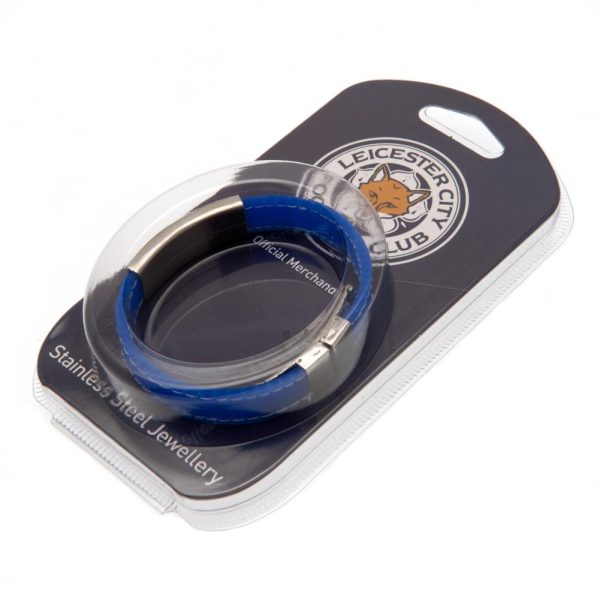 Leicester City FC Stitched Silicone Bracelet BL - Image 8