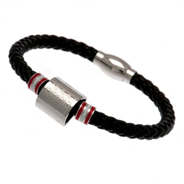 England FA Colour Ring Leather Bracelet - Image 4