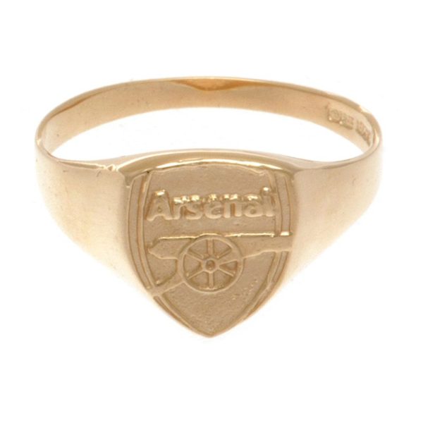 Arsenal FC 9ct Gold Crest Ring Medium - Image 8