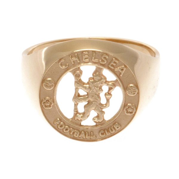 Chelsea FC 9ct Gold Crest Ring Medium - Image 8