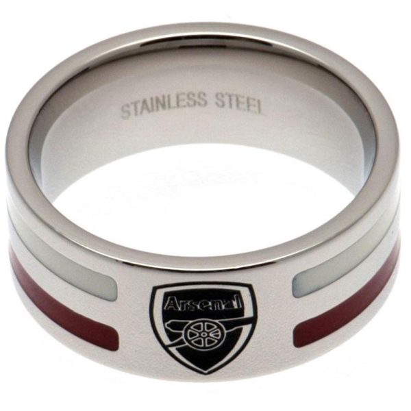 Arsenal FC Colour Stripe Ring Small - Image 4