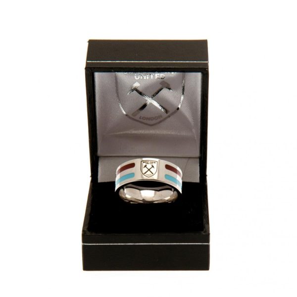 West Ham United FC Colour Stripe Ring Medium - Image 8