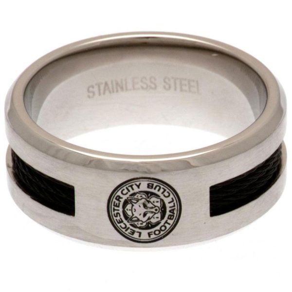Leicester City FC Black Inlay Ring Small - Image 4