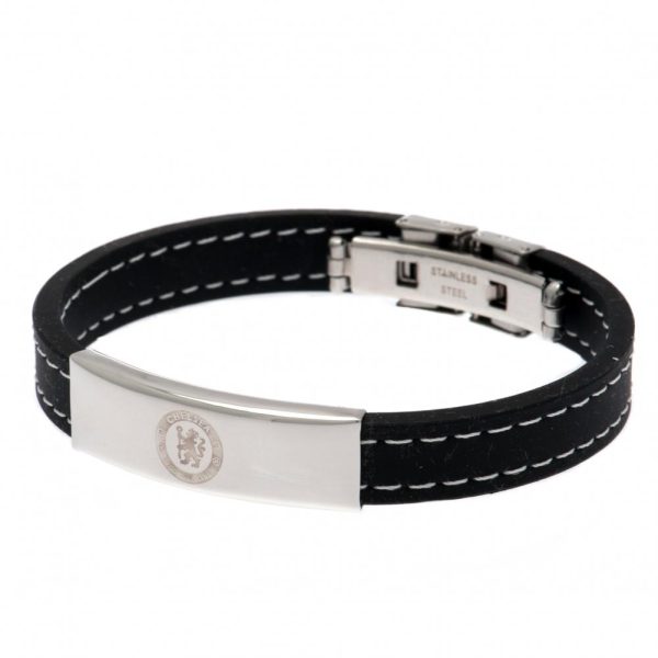 Chelsea FC Stitched Silicone Bracelet - Image 4