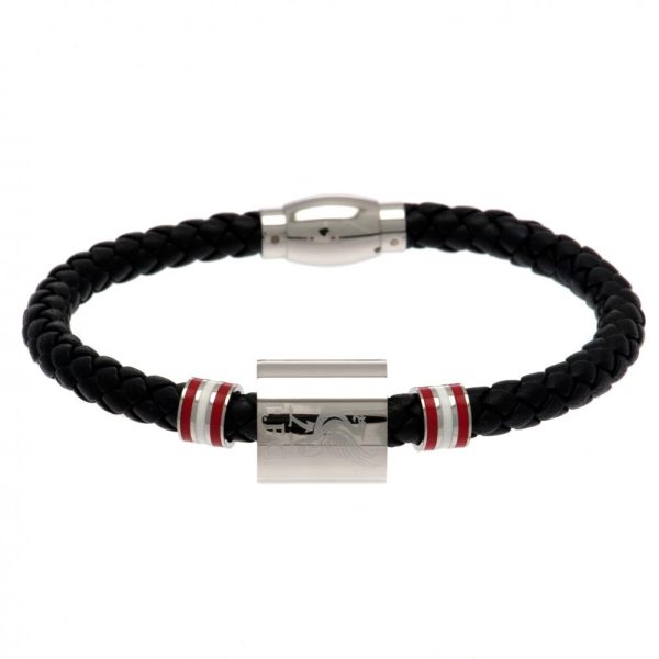 Liverpool FC Colour Ring Leather Bracelet - Image 6