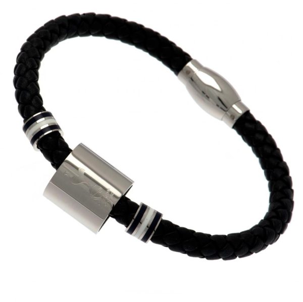 Tottenham Hotspur FC Colour Ring Leather Bracelet - Image 4