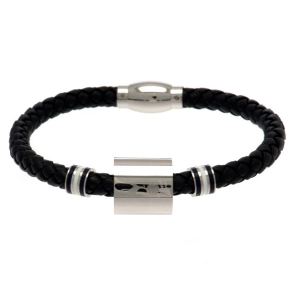 Tottenham Hotspur FC Colour Ring Leather Bracelet - Image 6