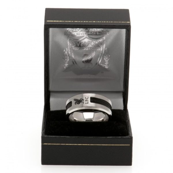 Liverpool FC Black Inlay Ring Small - Image 6