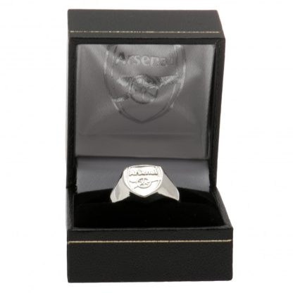 Arsenal FC Silver Plated Crest Ring Small - Image 6