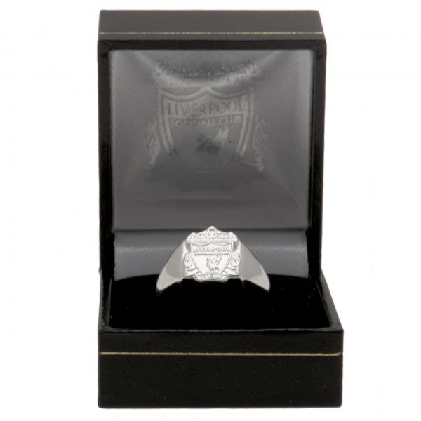 Liverpool FC Silver Plated Crest Ring Medium - Image 6