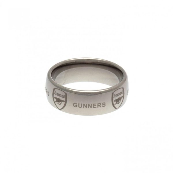 Arsenal FC Super Titanium Ring Small - Image 6