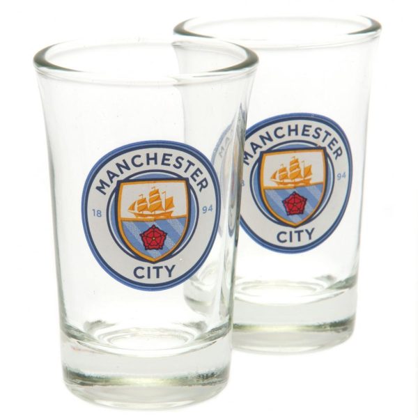 Manchester City FC 2pk Shot Glass Set - Image 6