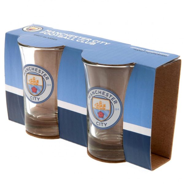 Manchester City FC 2pk Shot Glass Set - Image 8