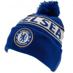 Chelsea FC Royal Text Ski Hat