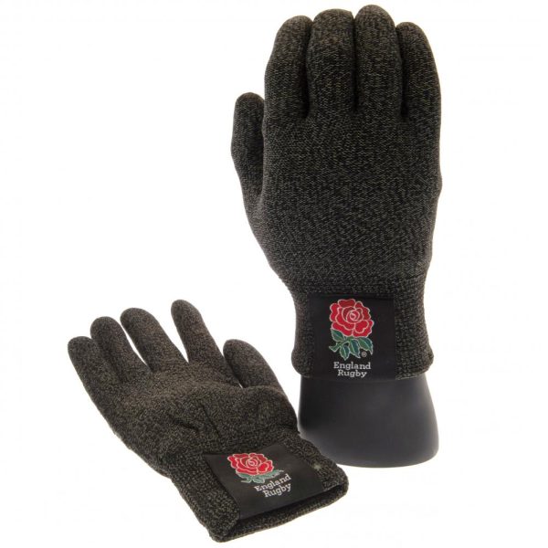 England RFU Luxury Touchscreen Gloves Youths - Image 4