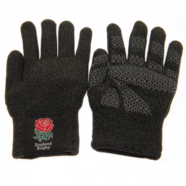 England RFU Luxury Touchscreen Gloves Youths - Image 8