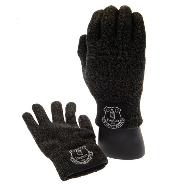 Everton FC Luxury Touchscreen Gloves Youths - Image 4