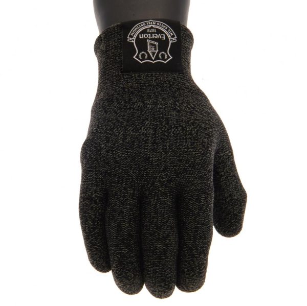 Everton FC Luxury Touchscreen Gloves Youths - Image 6