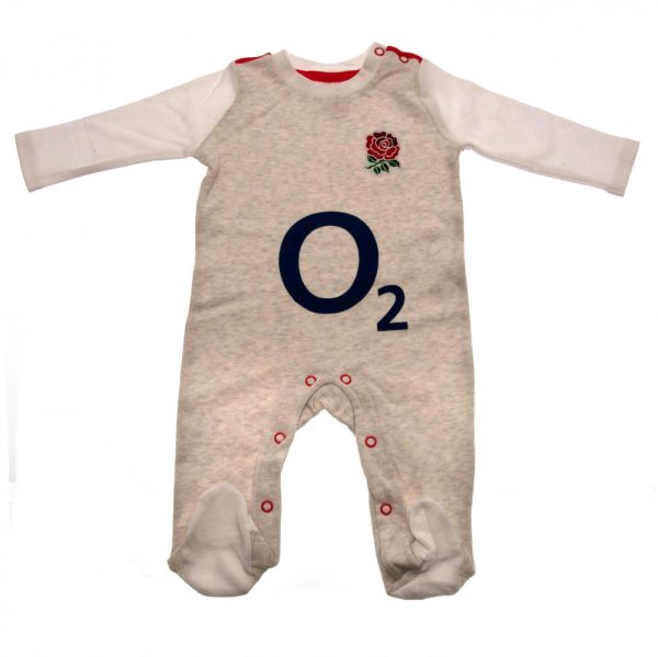 England RFU Sleepsuit 12/18 mths GR - Image 4
