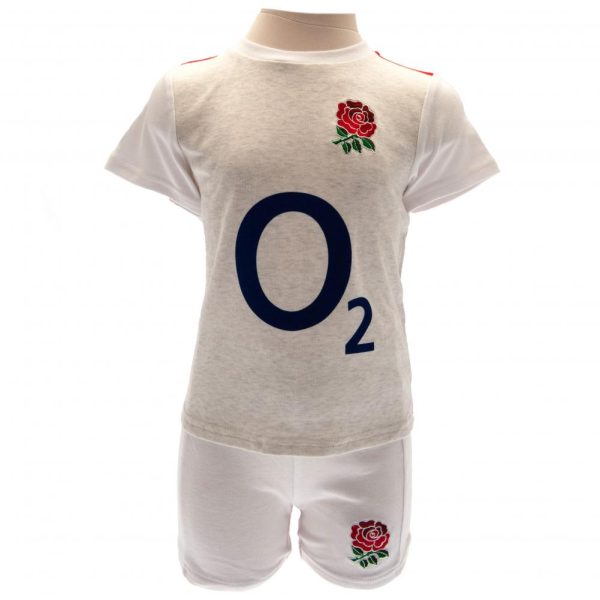England RFU Shirt & Short Set 9/12 mths GR - Image 4