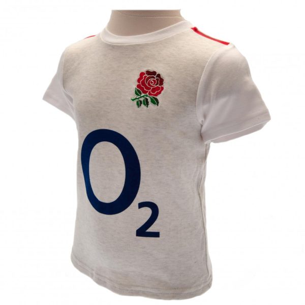 England RFU Shirt & Short Set 9/12 mths GR - Image 6