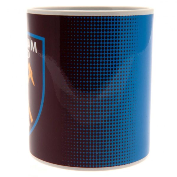 West Ham United FC Halftone Mug - Image 6